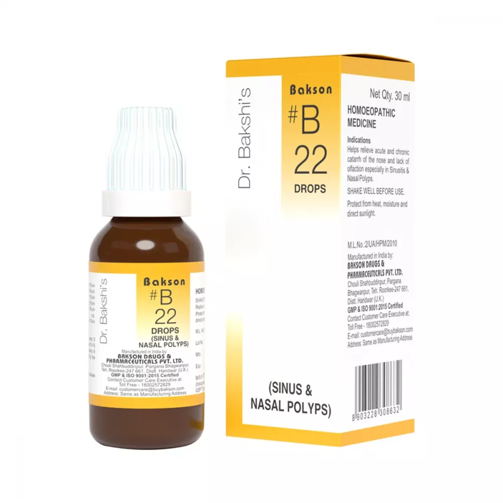 Bakson's B22 - 30 ML
