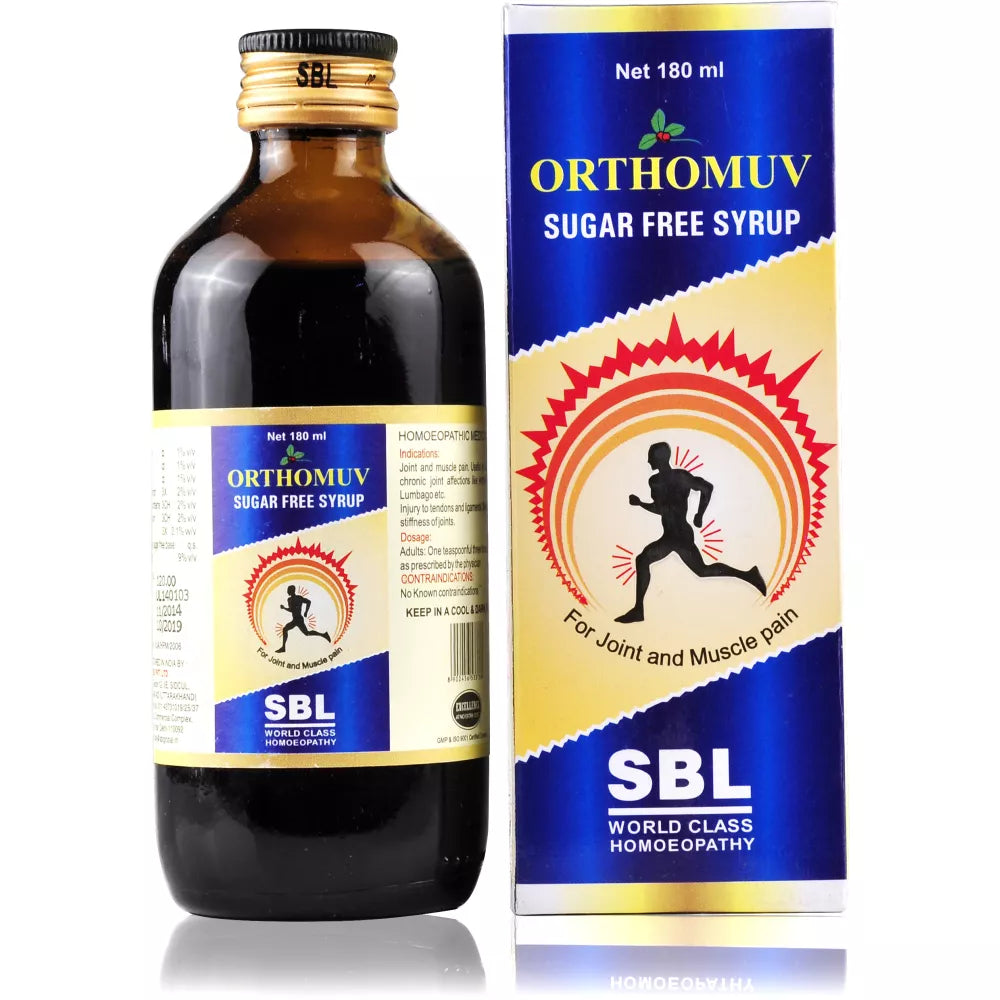 Orthomuv Syrup Sugar Free - 180 ml