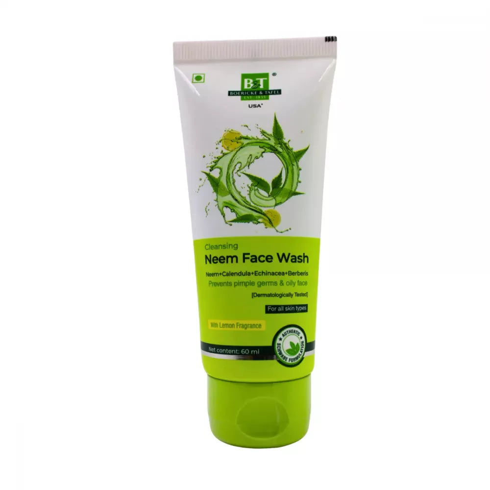 B&t Cleansing Neem Face Wash - 60 ml